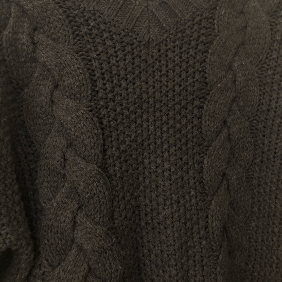 Dark grey over sized knitted sweater - Picture 2 of 2